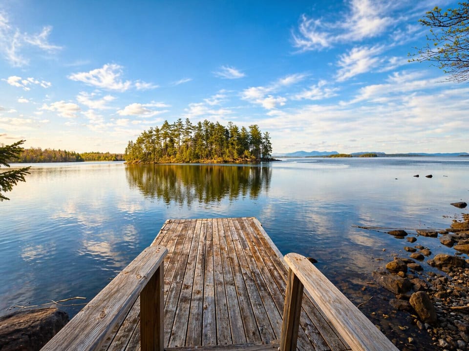 Stunning views of the lake