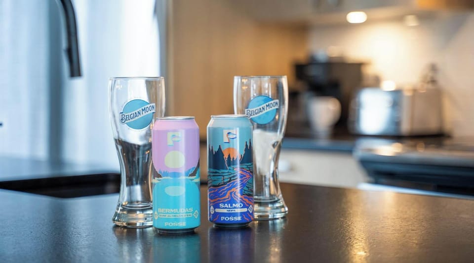 Amateurs de bière, prenez le temps de savourer une SALMO de la Microbrasserie LA FOSSE à Donnacona, située à 18 minutes de votre chalet !