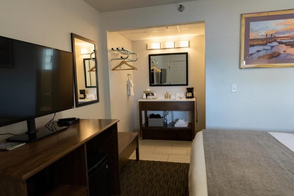 Laptop workspace, iron/ironing board (on request), WiFi (free)