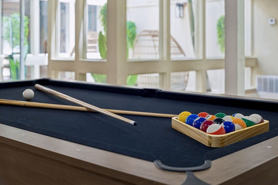 Sharpen Your Skills – Whether you're a pro or a beginner, our pool table is ready for action.
