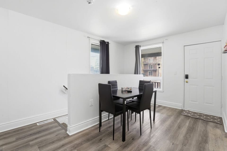 Gather, dine, and unwind in this bright open space. Whether it is family dinners, morning coffee, or movie nights by the window, this room brings warmth and comfort to every moment of your stay.