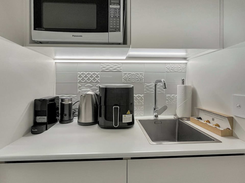 Kitchenette with coffee station