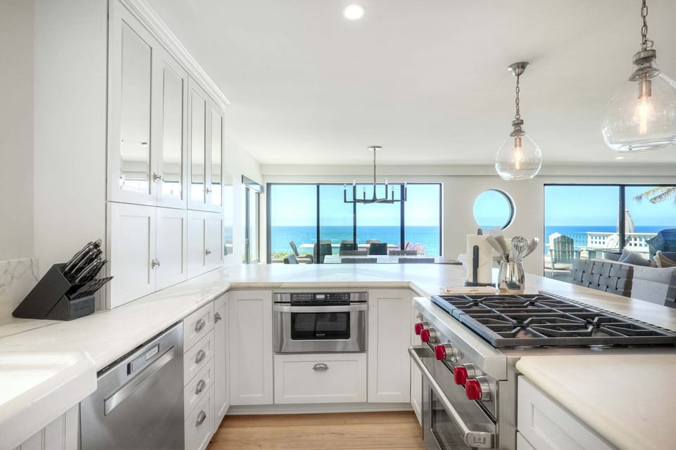 Bright, open, and effortlessly coastal where the kitchen flows straight to the ocean view.