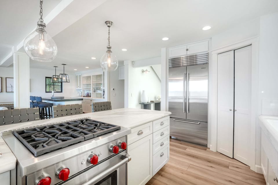 Professional-grade Wolf gas range