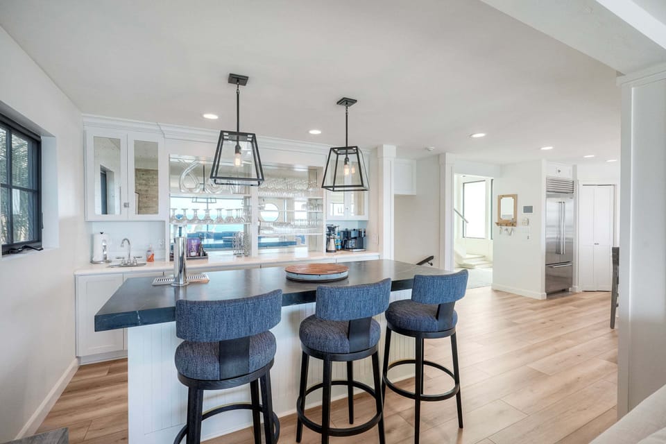 Pull up a seat—your go-to spot for morning coffee or evening cocktails.