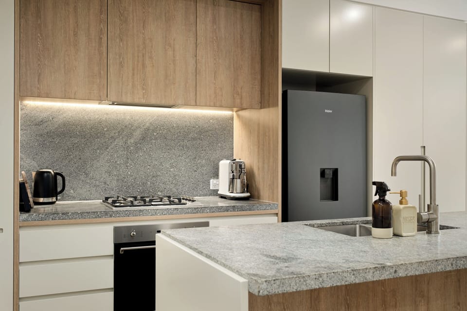 Modern fully equipped kitchen