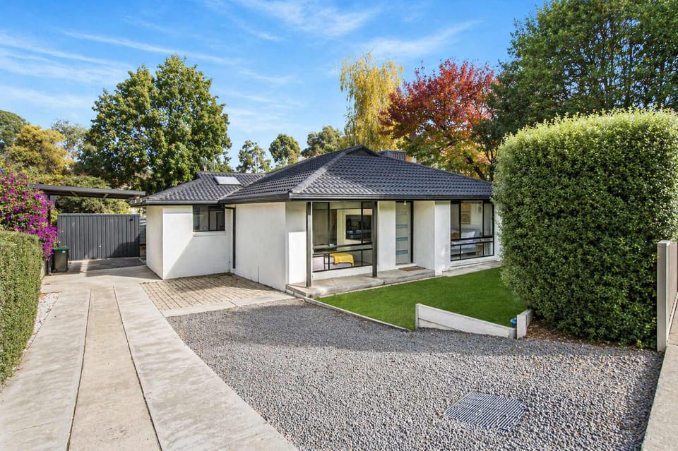 Exterior of the property with private entrance and free parking.