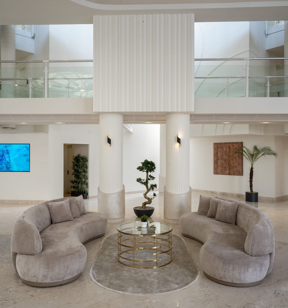 Lobby sitting area