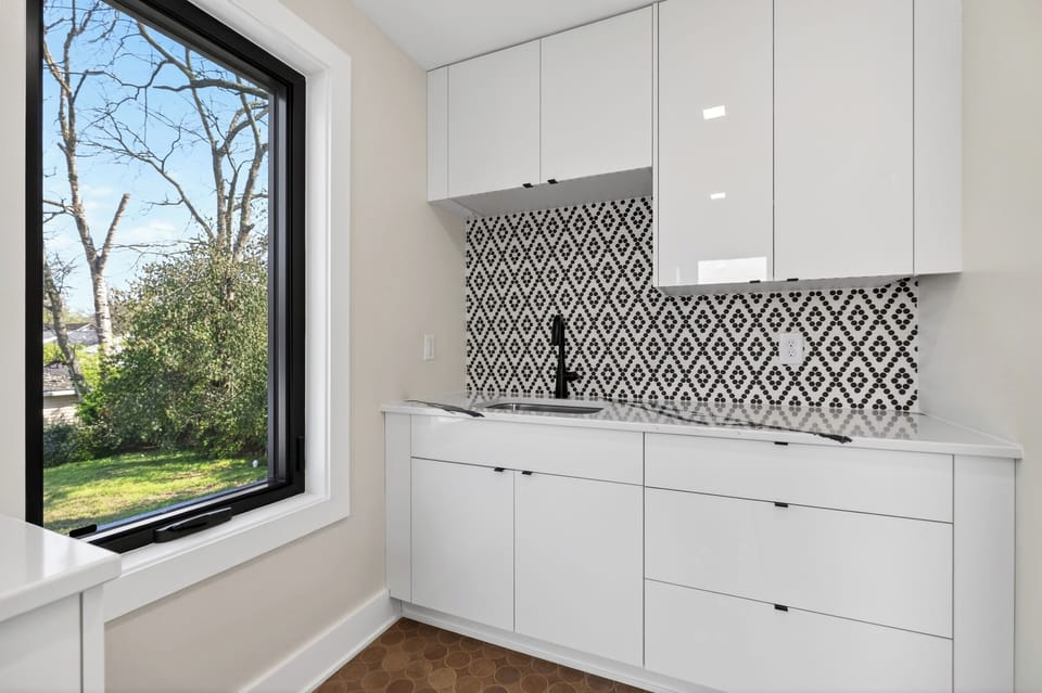 Laundry area.