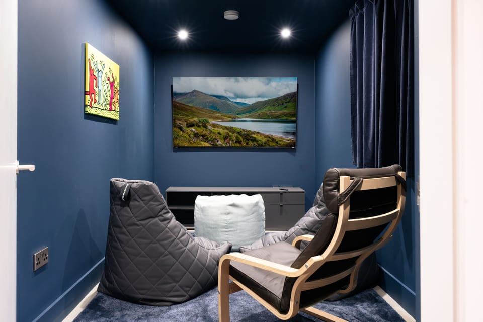 The media/cinema room