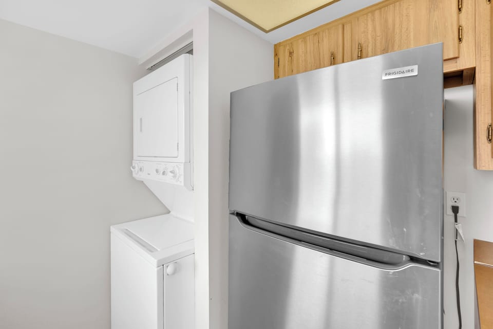 Washer and dryer in the unit