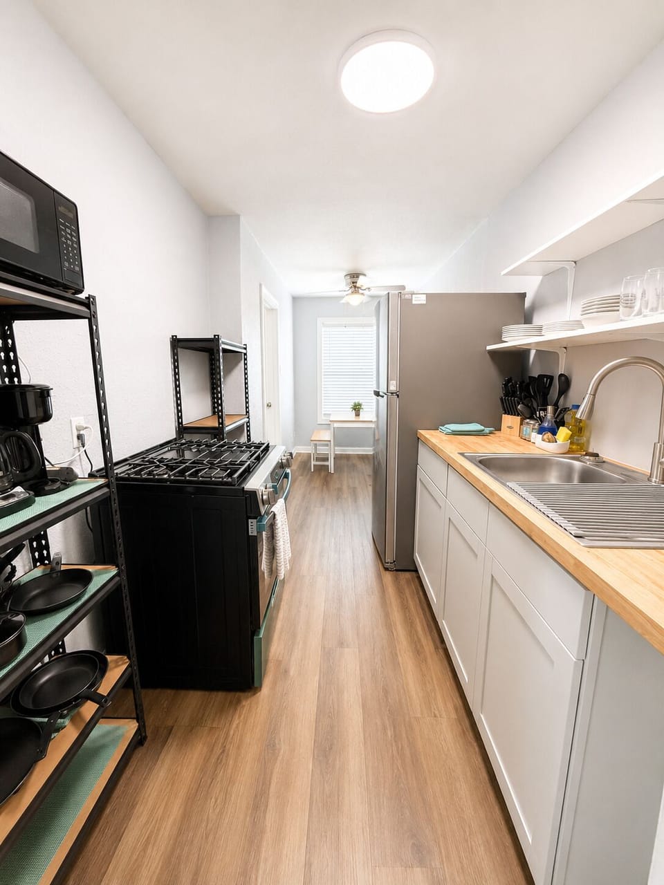 Fully Equipped Kitchenette Perfect for Extended Stays