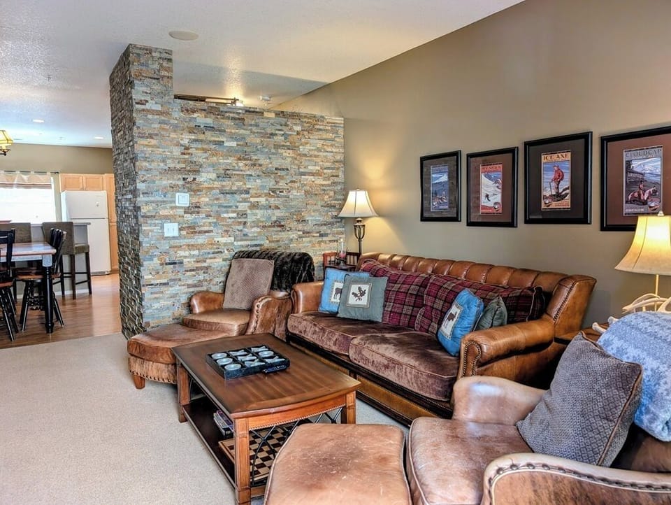 Comfortable seating in the living room