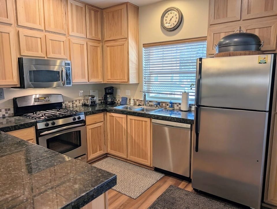 Fully equipped kitchen for all of your cooking needs