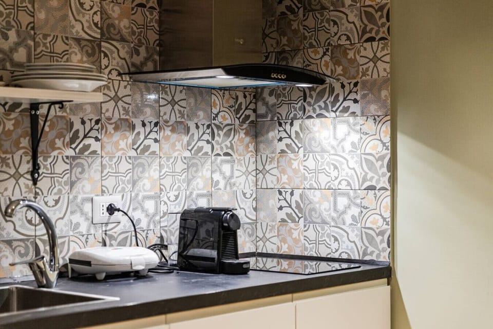 Fully-equipped kitchen details