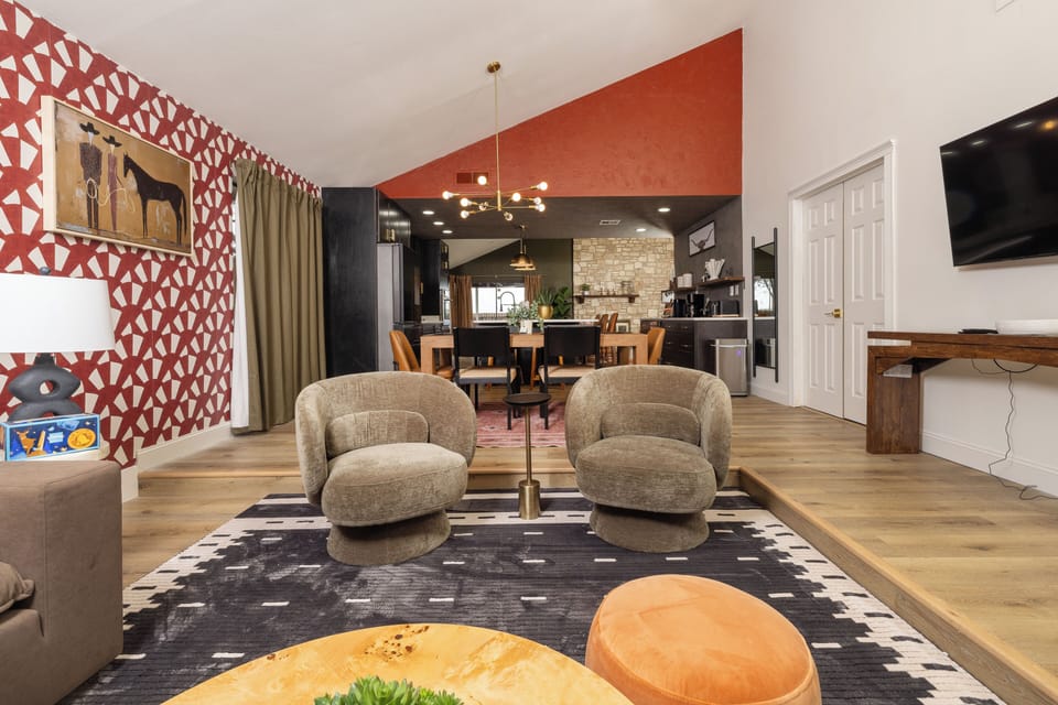 Open-concept living, dining, and kitchen layout — designed to keep everyone connected and within view