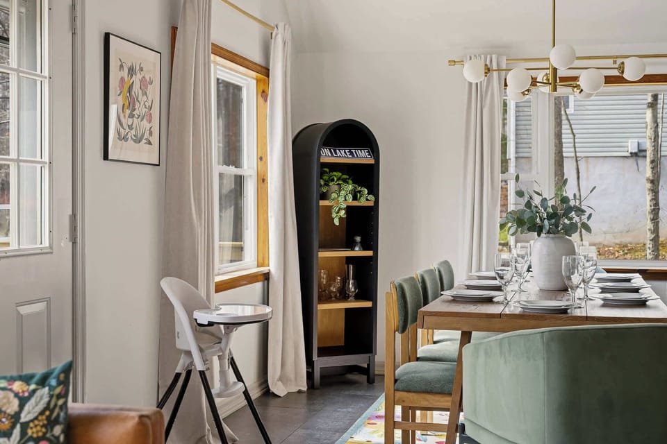 Dine in style… pajamas optional. Morning cereal or candlelight dinner, this table works for every vibe.