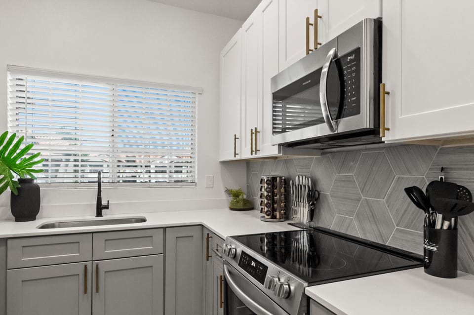 A kitchen ready for your culinary needs.
