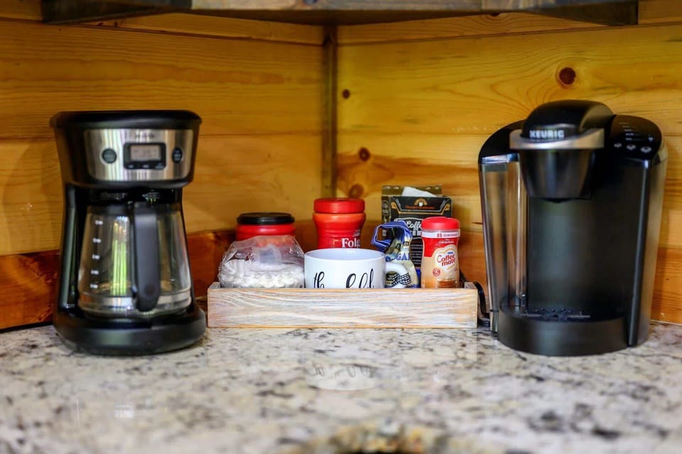 Cabin, Multiple Beds, Hot Tub, Garden View (Moonlight Thru the Pines) | Coffee and/or coffee maker
