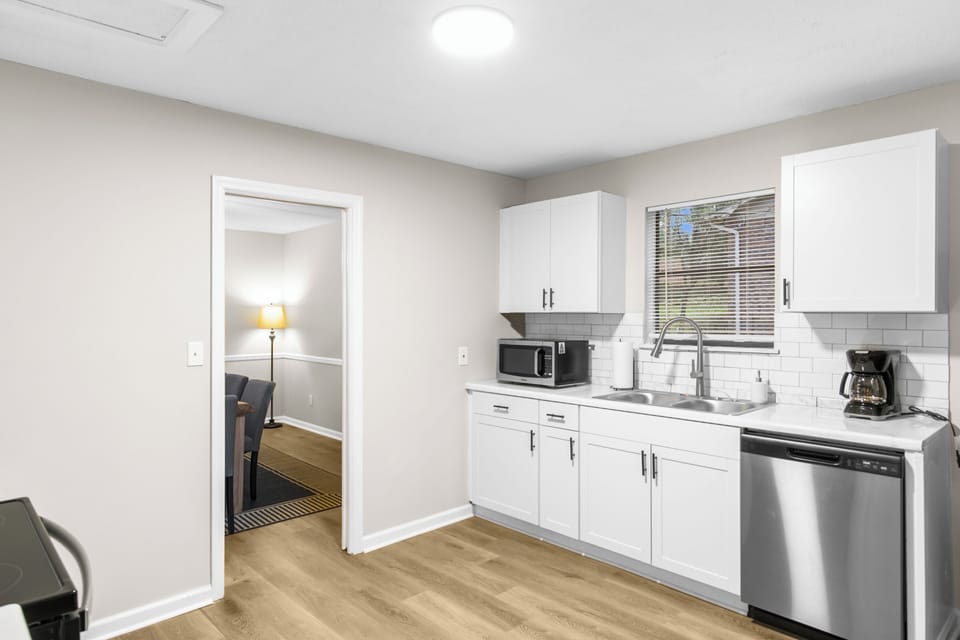 Dishwasher ready to handle cleanup so you can get back to relaxing. Enjoy the ease of stainless steel appliances.