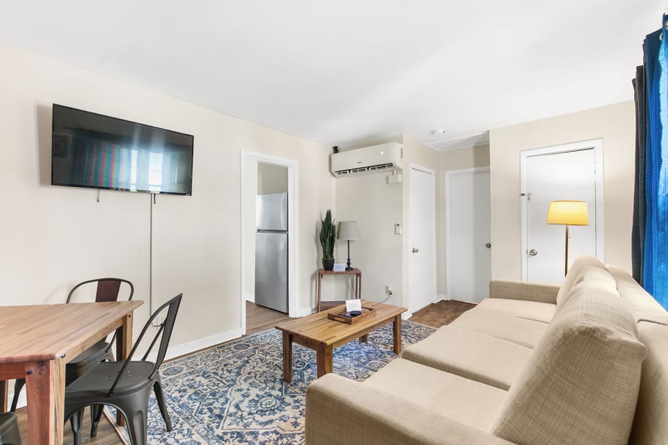 Kick back for a bit—this is your spot to unwind, whether it’s TV, takeout, or just a quiet night in.