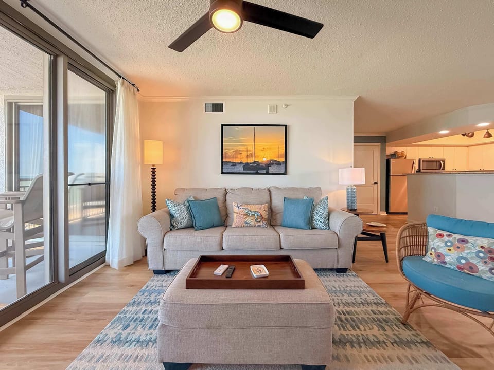 Plenty of room to relax after a day at the beach.