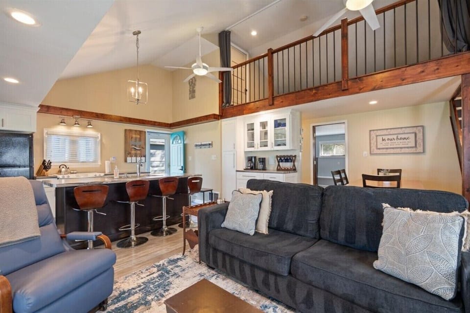 Living Room | Sectional Sofa | Open Kitchen Layout