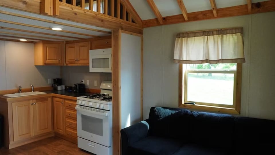 Cook simple favorites with a sunny view beside you.