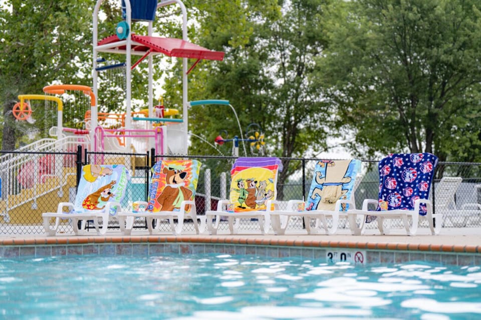 Cool off in sparkling water steps from sunny loungers.
