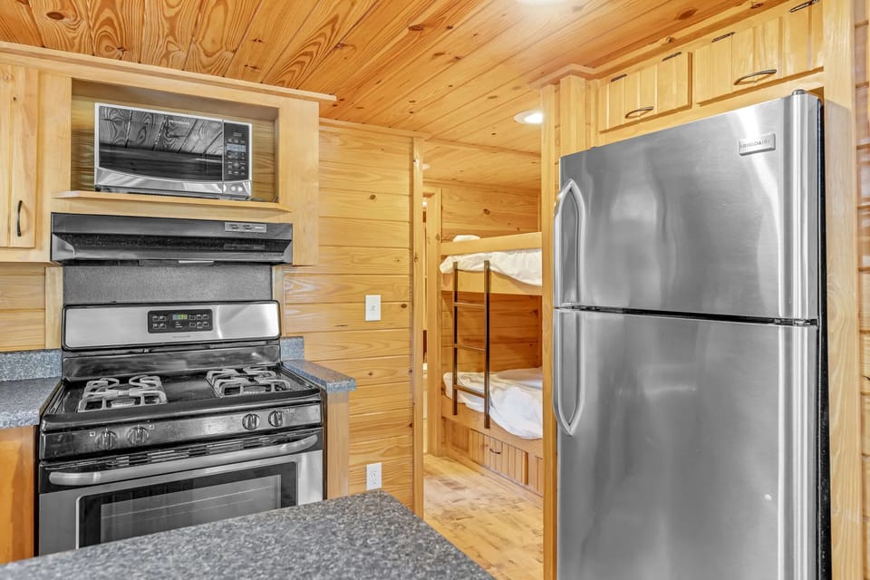 Stock the fridge and settle in for an easy stay.