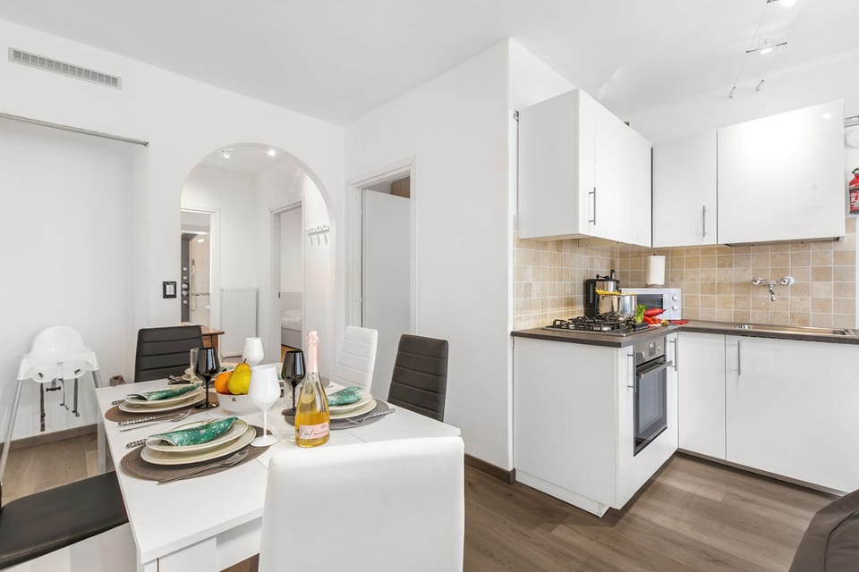 Kitchen and dining area