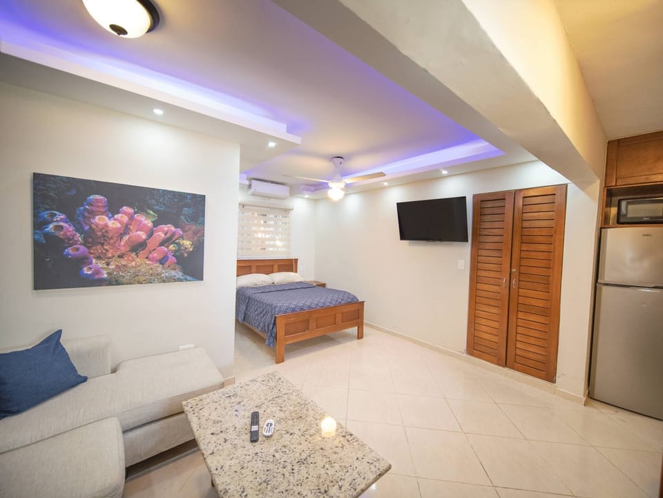 Apartment, 1 Bedroom | Living area