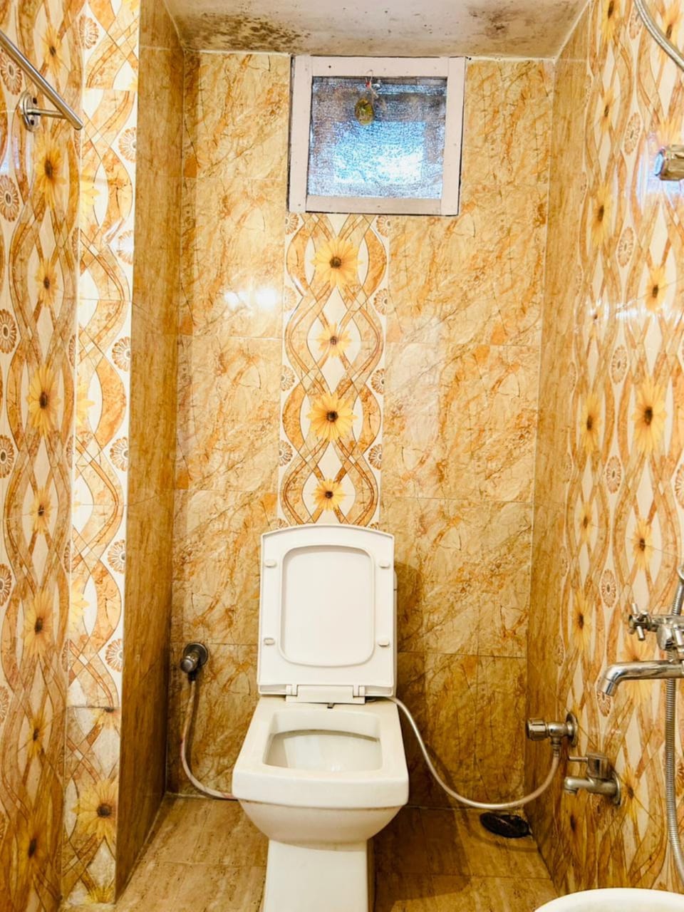 Shower, free toiletries, towels