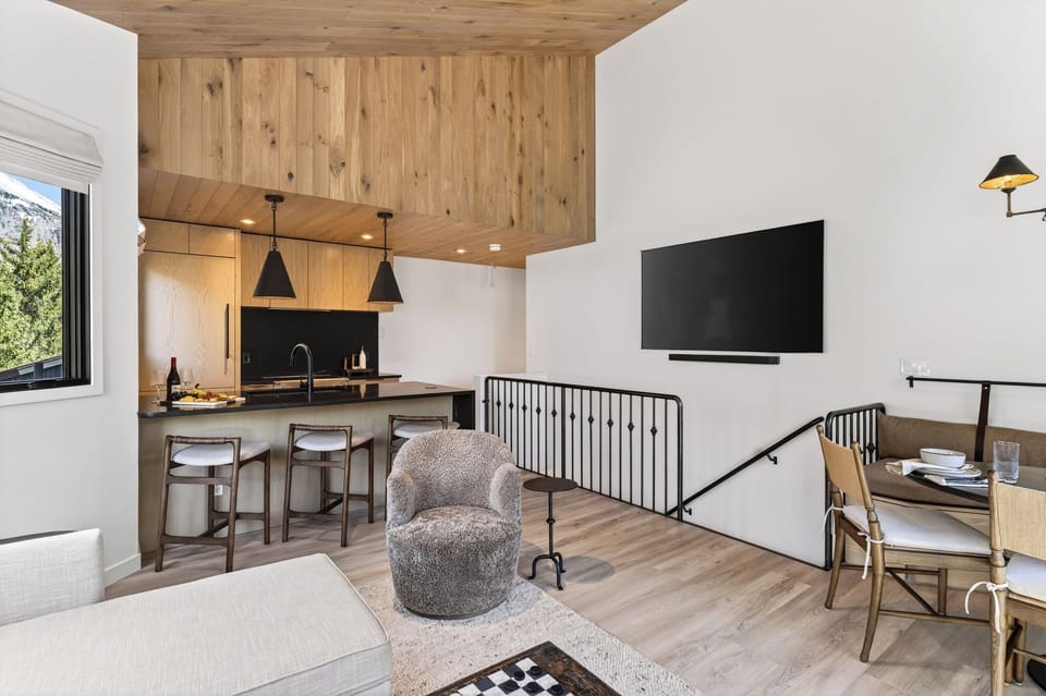 Open-concept layout connecting the kitchen and living space—perfect for entertaining.