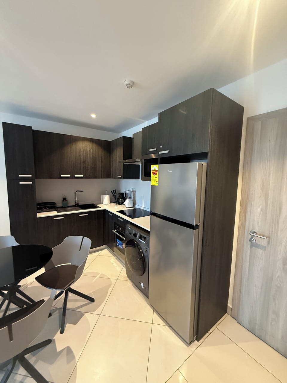 Comfort Apartment, Balcony, Garden View | Private kitchen