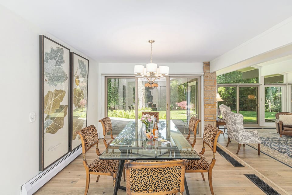 DINING ROOM:  The lovely formal dining room with seating for 6 adults.