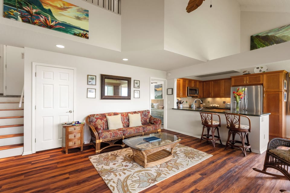 Welcoming living area to gather