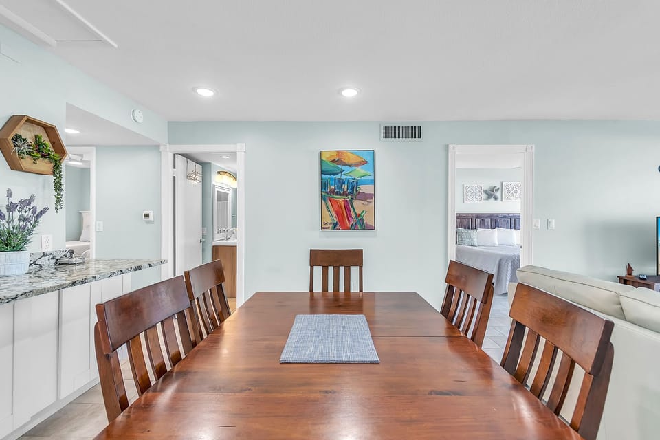 Dining Table Ready for 6
