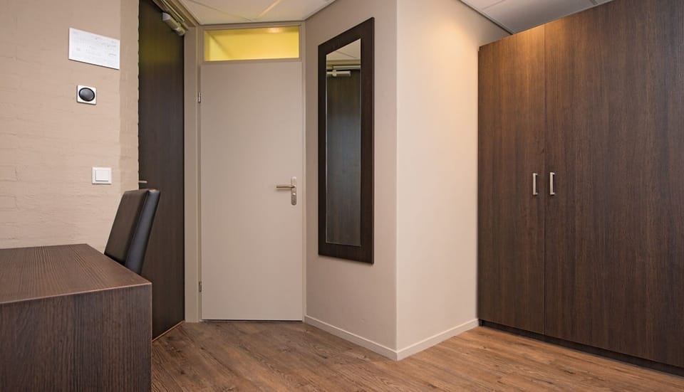 Arrive and feel organized with wardrobe storage and entry space