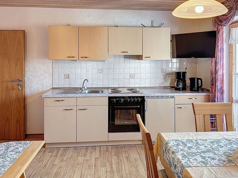 Furniture, Interior Design, Wood, Flooring, Floor, Sink, Kitchen, Room, Cabinetry, Countertop