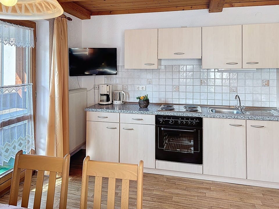 Wood, Interior Design, Furniture, Floor, Flooring, Room, Cabinetry, Kitchen, Wood Stain, Ceiling
