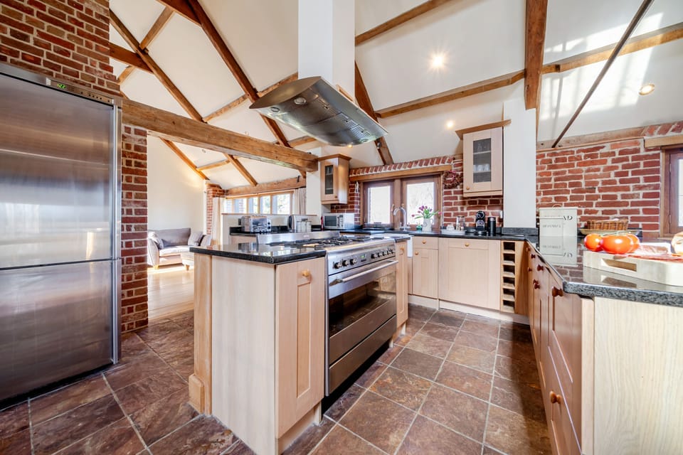 well-equipped kitchen