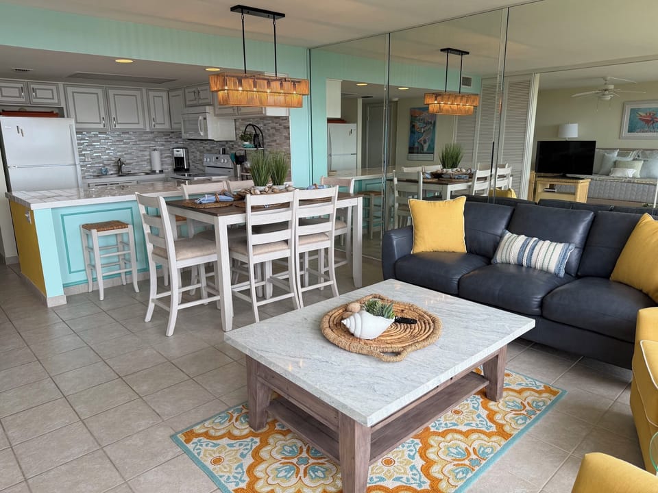 Open Concept...Living, Dining, Kitchen