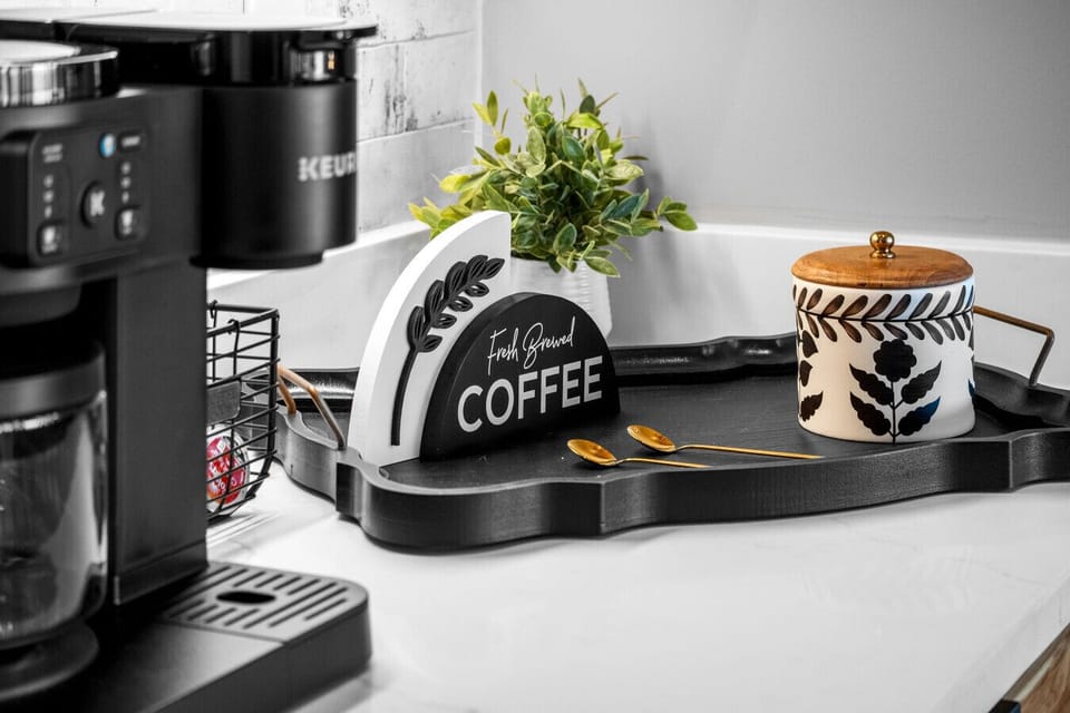 Coffee bar area