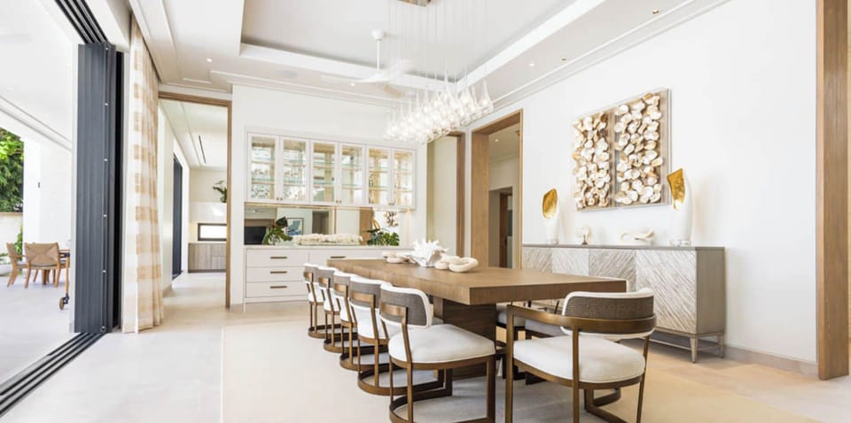 Villa, 6 Bedrooms, Private Pool, Garden View | Dining room
