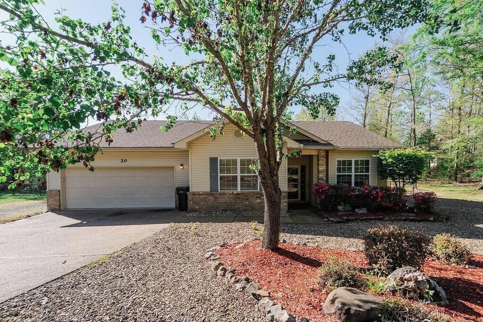 Front of the house- flat driveway 