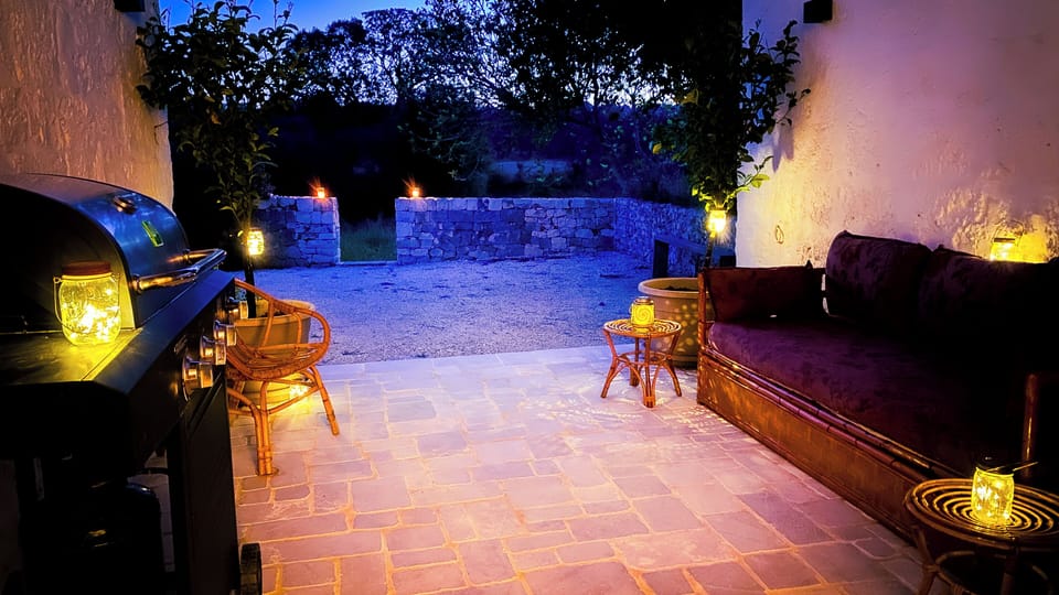 Your own private courtyard and grill