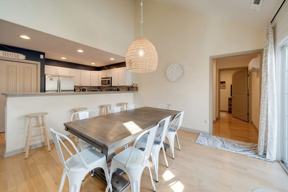 Dine in the comfort of Central AC in the Dining Room.