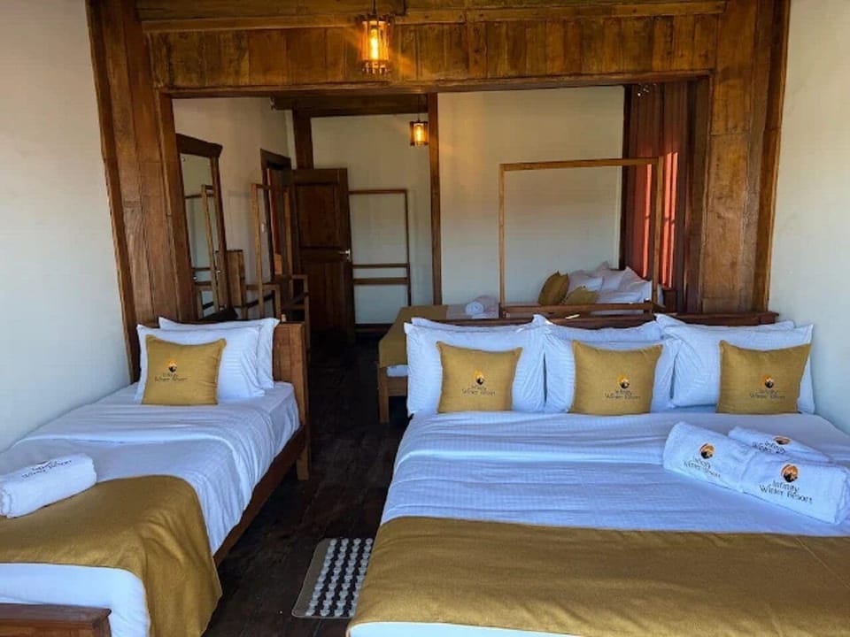 Deluxe Quadruple Room, Balcony, Ocean View | Laptop workspace, free WiFi