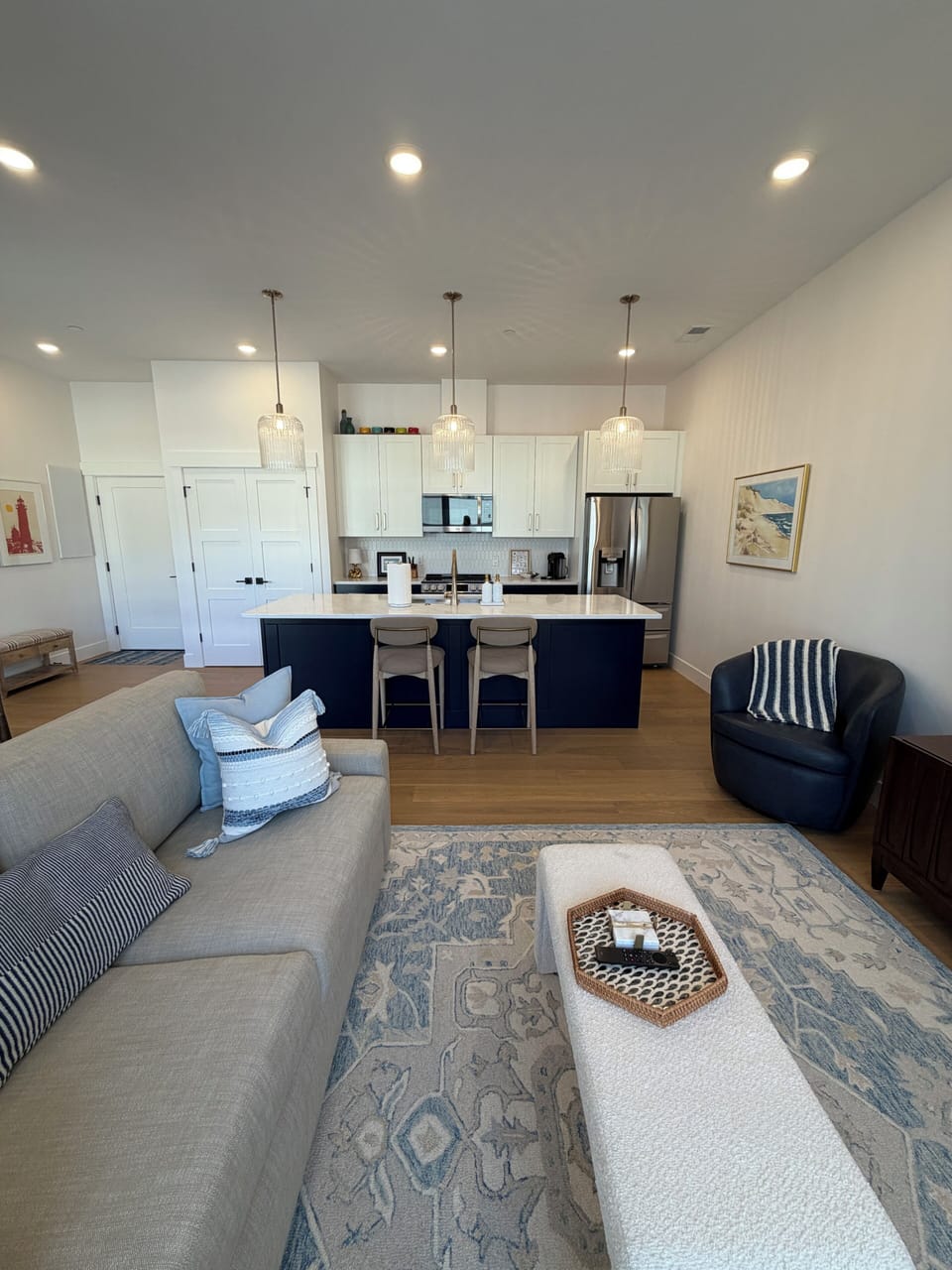 Kitchen and living space
